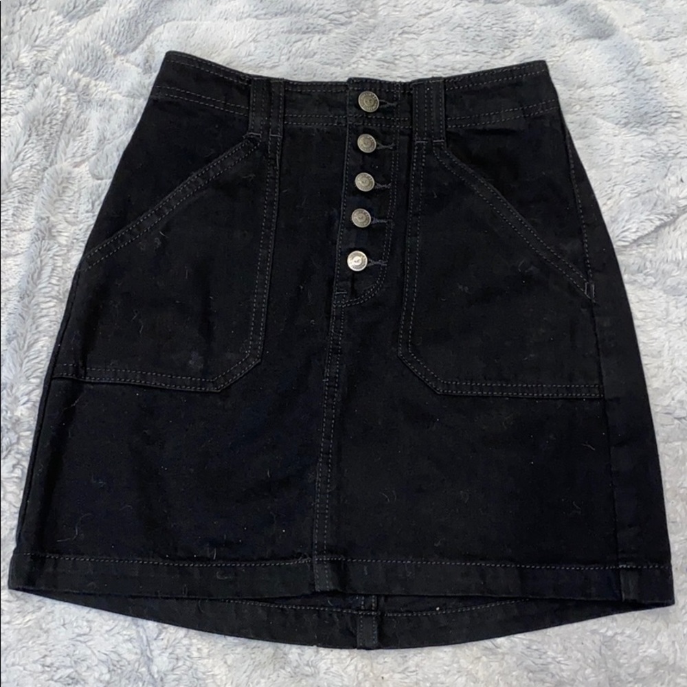Hollister Ultra High Rise Denim Skirt